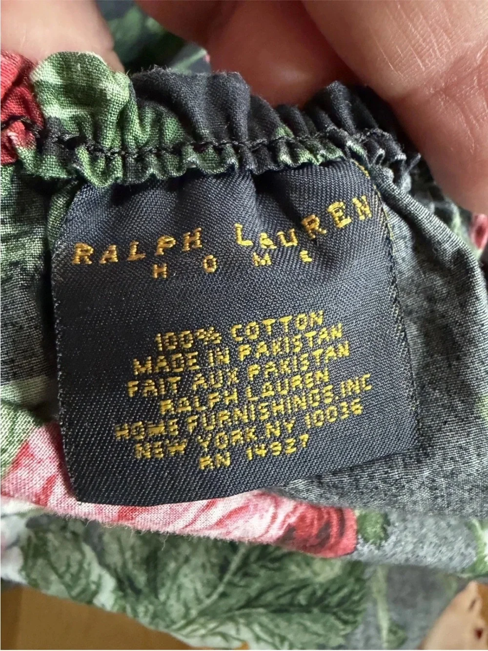 Ralph Lauren Queen Fitted Sheet Cossette Isadora 100% Cotton Floral Vintage